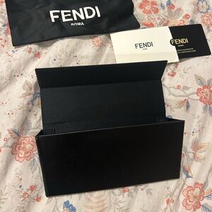 Fendi Elegant Black Sunglasses Case